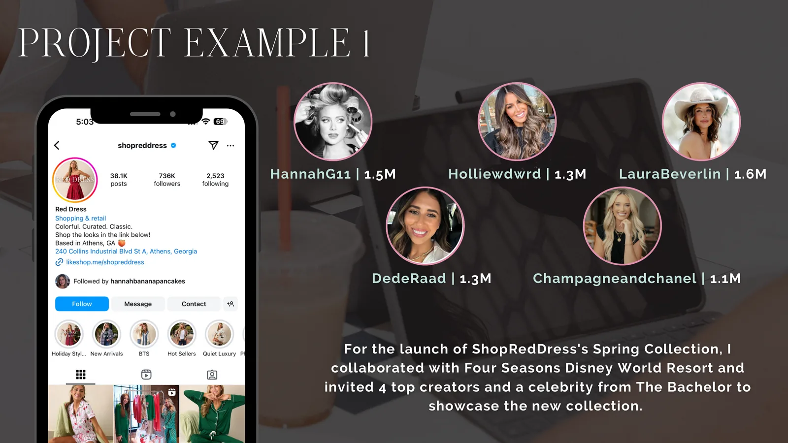 ShopRedDress Four Seasons launch